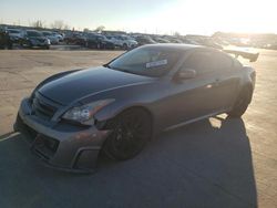 Salvage cars for sale at Grand Prairie, TX auction: 2008 Infiniti G37 Base