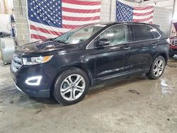 Salvage cars for sale at Columbia, MO auction: 2017 Ford Edge Titanium