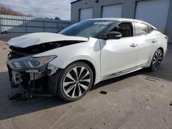 Salvage cars for sale from Copart Assonet, MA: 2017 Nissan Maxima 3.5S
