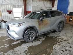 Salvage cars for sale at Helena, MT auction: 2020 Toyota Highlander Hybrid Platinum