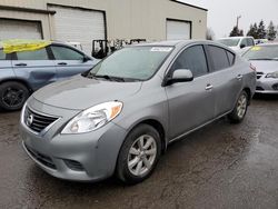 Salvage cars for sale from Copart Woodburn, OR: 2014 Nissan Versa S