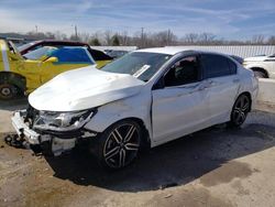 Salvage cars for sale at Louisville, KY auction: 2016 Honda Accord Sport