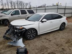 Salvage cars for sale from Copart Spartanburg, SC: 2022 Honda Civic EX