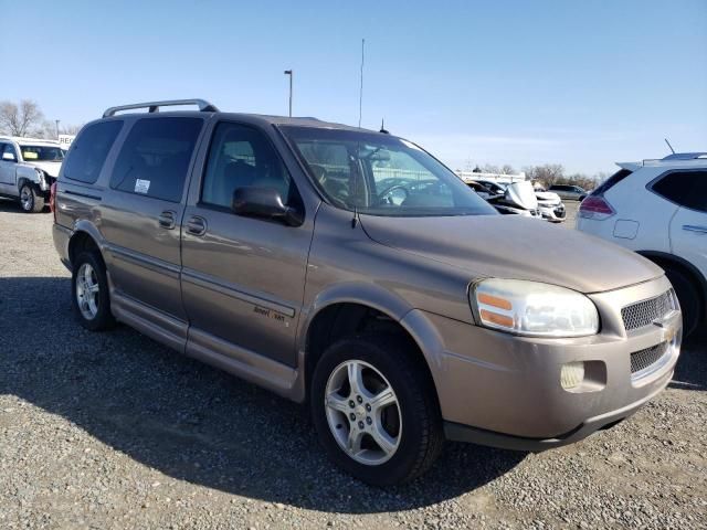 2006 Chevrolet Uplander Incomplete