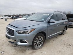 Salvage cars for sale from Copart New Braunfels, TX: 2017 Infiniti QX60