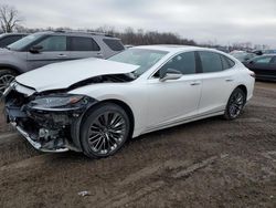 Salvage cars for sale at Des Moines, IA auction: 2019 Lexus LS 500 Base
