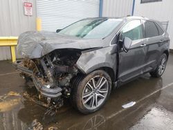 Salvage cars for sale at Vallejo, CA auction: 2019 Ford Edge Titanium