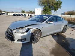 Salvage cars for sale at Orlando, FL auction: 2013 Tesla Model S