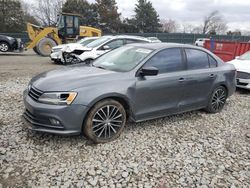 Salvage cars for sale from Copart Madisonville, TN: 2016 Volkswagen Jetta Sport