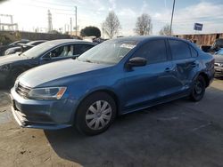 Salvage cars for sale at Wilmington, CA auction: 2015 Volkswagen Jetta Base