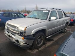 Salvage cars for sale from Copart Woodburn, OR: 2005 Chevrolet Avalanche K1500