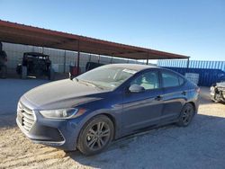 Salvage cars for sale from Copart Andrews, TX: 2017 Hyundai Elantra SE