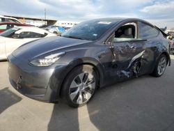 Salvage cars for sale from Copart Grand Prairie, TX: 2022 Tesla Model Y