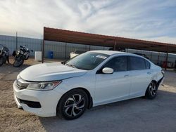 Honda salvage cars for sale: 2016 Honda Accord LX