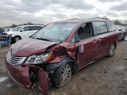 Salvage cars for sale from Copart Hillsborough, NJ: 2016 Toyota Sienna XLE