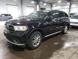 Salvage cars for sale at Ham Lake, MN auction: 2017 Dodge Durango SXT