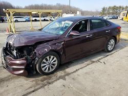 KIA Optima EX salvage cars for sale: 2018 KIA Optima EX