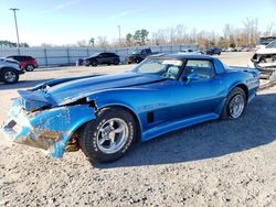 Salvage cars for sale at Lumberton, NC auction: 1982 Chevrolet Corvette