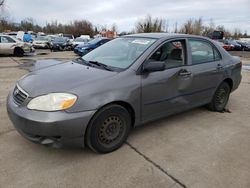 Toyota Corolla CE salvage cars for sale: 2007 Toyota Corolla CE