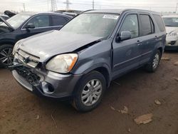 Salvage cars for sale at Elgin, IL auction: 2005 Honda CR-V SE