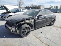 Salvage cars for sale at Tulsa, OK auction: 2015 Mercedes-Benz C 300 4matic
