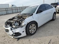 Salvage cars for sale at Temple, TX auction: 2016 Chevrolet Cruze Limited LS