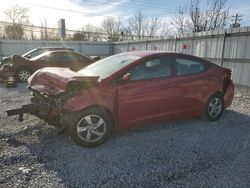 Salvage cars for sale from Copart Walton, KY: 2014 Hyundai Elantra SE