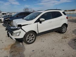 Salvage cars for sale from Copart Haslet, TX: 2019 Ford Ecosport SE