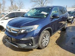 Salvage cars for sale at Bridgeton, MO auction: 2020 Honda Pilot EXL