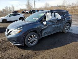 Salvage cars for sale from Copart Montreal Est, QC: 2015 Nissan Murano S