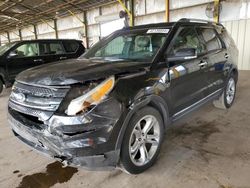 Salvage cars for sale from Copart Phoenix, AZ: 2015 Ford Explorer Limited