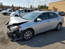 Toyota salvage cars for sale: 2017 Toyota Corolla L