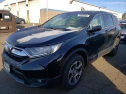 Salvage motorcycles for sale at New Britain, CT auction: 2017 Honda CR-V EXL