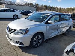 Salvage cars for sale at Exeter, RI auction: 2019 Nissan Sentra S