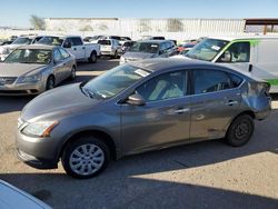 Salvage cars for sale from Copart Tucson, AZ: 2015 Nissan Sentra S