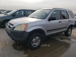 Salvage cars for sale from Copart Grand Prairie, TX: 2003 Honda CR-V LX