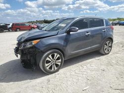 Salvage cars for sale from Copart West Palm Beach, FL: 2011 KIA Sportage EX