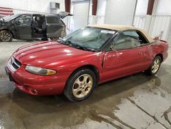 Chrysler salvage cars for sale: 1997 Chrysler Sebring JXI