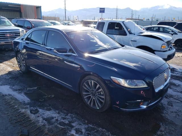 2019 Lincoln Continental Reserve