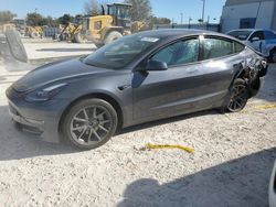 Salvage cars for sale from Copart Apopka, FL: 2022 Tesla Model 3