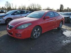 Toyota Camry Sola salvage cars for sale: 2007 Toyota Camry Solara SE