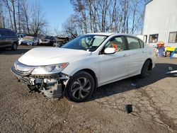 Honda salvage cars for sale: 2017 Honda Accord LX