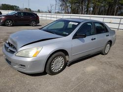 Honda Accord salvage cars for sale: 2007 Honda Accord Value