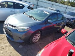 Toyota salvage cars for sale: 2015 Toyota Corolla L