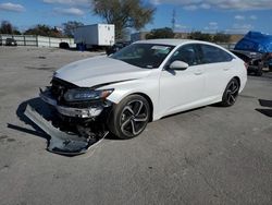 Honda Accord Sport salvage cars for sale: 2020 Honda Accord Sport