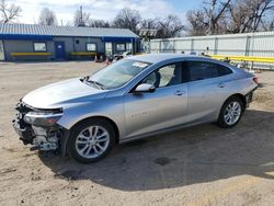 Salvage cars for sale from Copart Wichita, KS: 2018 Chevrolet Malibu LT