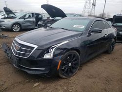 Salvage cars for sale from Copart Elgin, IL: 2016 Cadillac ATS