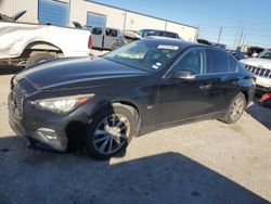 Salvage cars for sale from Copart Haslet, TX: 2018 Infiniti Q50 Pure
