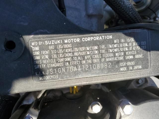 2007 Suzuki GSX-R600
