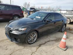 Salvage cars for sale at Pekin, IL auction: 2014 Lexus IS 250